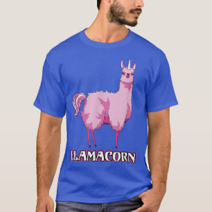 ラマおもしろいコーンラマUnicorn Miファンタジーかわいいギル Tシャツ