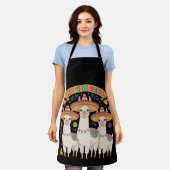 ラマおもしろいシンコデマヨフィエスタパーティー エプロン (着用した状態)