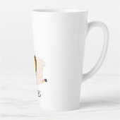 ラマおもしろいトルコ感謝祭 カフェラテマグ (右)