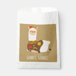 ラマおもしろいトルコ感謝祭 フェイバーバッグ