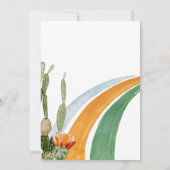 ラマおもしろいバースデーパーティーフィエスタサクトス 招待状 (裏面)