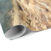 ラマおもしろいラッピング紙 ラッピングペーパー (ロールコーナー)