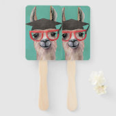 ラマおもしろい卒業 ハンドファン (正面&裏面)