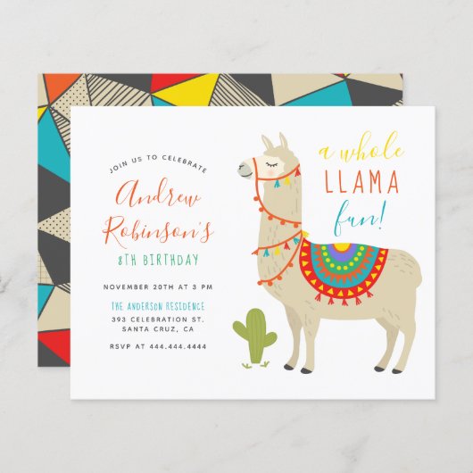 ラマおもしろい生誕祭パーティーを開催する (正面/裏面)