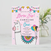 ラマおもしろい誕生会 招待状 (スタンド正面)