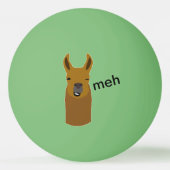 ラマおもしろい顔 卓球ボール (裏面)