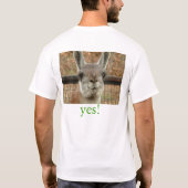 ラマか。 Yes! Tシャツ (裏面)
