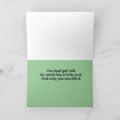 ラマが元気になる |ラマの体調を整える カード (内部)