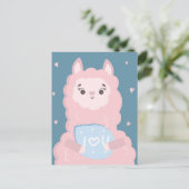 ラマが大好き ポストカード (スタンド正面)