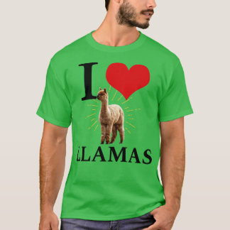 ラマが大好き Tシャツ