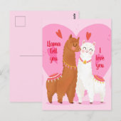 ラマが教えるよ ポストカード (正面/裏面)