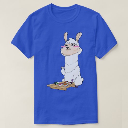 ラマすしかわいい Tシャツ (デザイン正面)