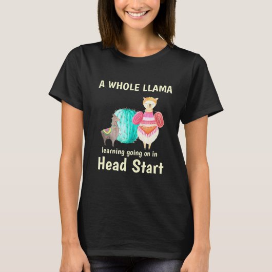 ラマちゃんが学べるスタートダッシュ Tシャツ (正面)