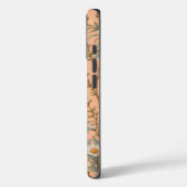 ラマとエレガントデイジーフラワーオンピーチ Case-Mate iPhoneケース (裏面 / 左)