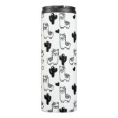 ラマとサボテンのタンブラー絶縁タンブラー タンブラー (裏面)