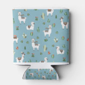 ラマとサボテンのパターン 缶クーラー (裏面)