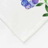 ラマとサボテンのフローラベビー名マイルストーンフォト フリースブランケット (角)