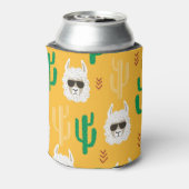 ラマとサボテン、漫画おもしろい 缶クーラー (缶裏面)