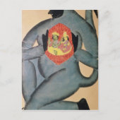 ラマとシタを暴露するハヌマン ポストカード (正面)