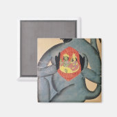 ラマとシタを暴露するハヌマン マグネット (正面/裏面)