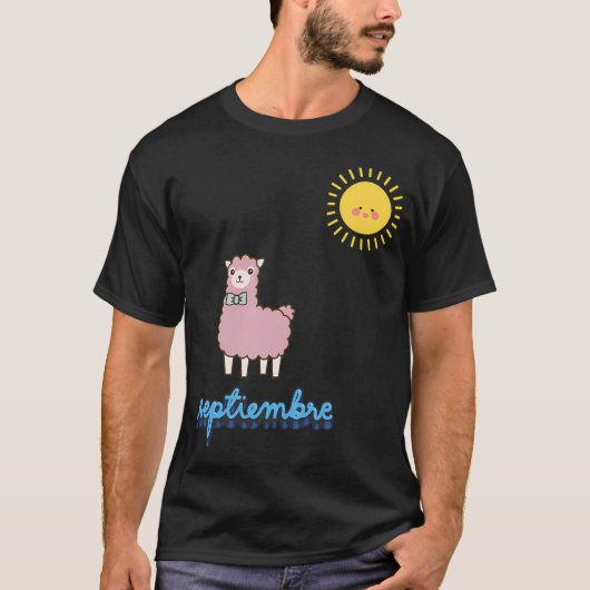 ラマとセプタンバー Tシャツ (正面)