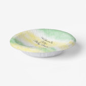 ラマとテディベアをテーマにしたベビーシャワー ペーパーボウル (傾斜あり)