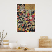 ラマとラヴァナの軍勢の戦い ポスター (キッチン)