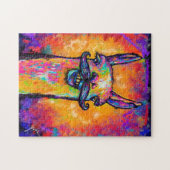 ラマと口ひげ – アートパズル11x14 ジグソーパズル (横)