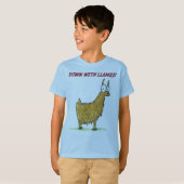 ラマと Tシャツ (正面フル)