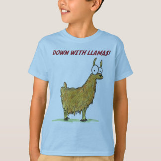 ラマと Tシャツ