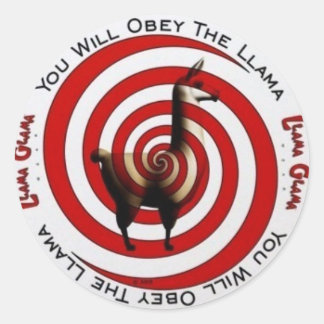 ラマに従う ラウンドシール