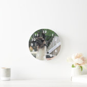 ラマに気をつけろ! ラウンド壁時計 (ホーム)