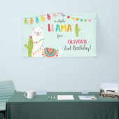 ラマのおもしろいの誕生日の旗のフェスタのメキシコ人のアルパカ 横断幕 (トレードショー)