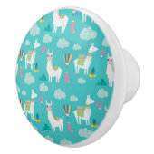 ラマのアルパカ セラミックノブ (右)