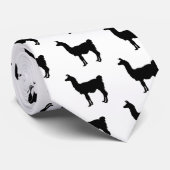 ラマのシルエット ネクタイ (ロール)