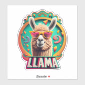 ラマのステッカーが動物愛好家に最適 シール (シート)