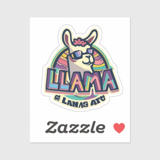 ラマのステッカーインスパイアアートでスタイルを高める シール (シート)