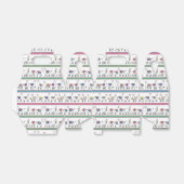 ラマのストライプパターン フェイバーボックス (折り畳みなし)