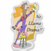 ラマのドラマ!!2 シール (正面)