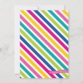 ラマのパジャマの誕生会 招待状 (裏面)