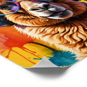 ラマのヘッドフォン ポスター (角)