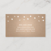 ラマのベビーシッターの育児の託児所の乳母 名刺 (裏面)