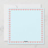 ラマのホリデーカード シーズンカード (裏面)