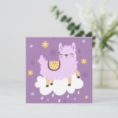 ラマのホリデーカード シーズンカード (スタンド正面)