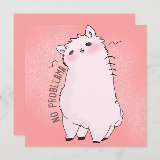 ラマのメモカード シーズンカード (正面/裏面)