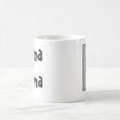 ラマのラマの…アヒルか。 コーヒーマグカップ (中央)