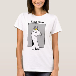 ラマのラマの…アヒルか。 Tシャツ