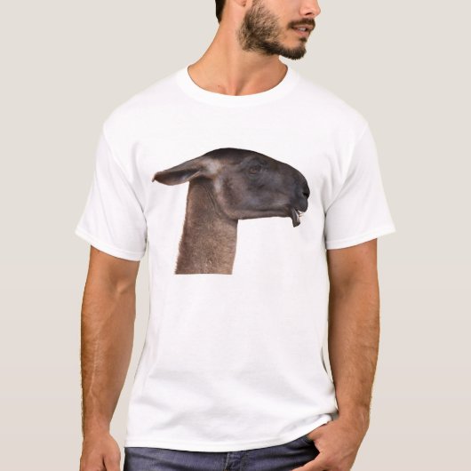 ラマのワイシャツ001 Tシャツ (正面)