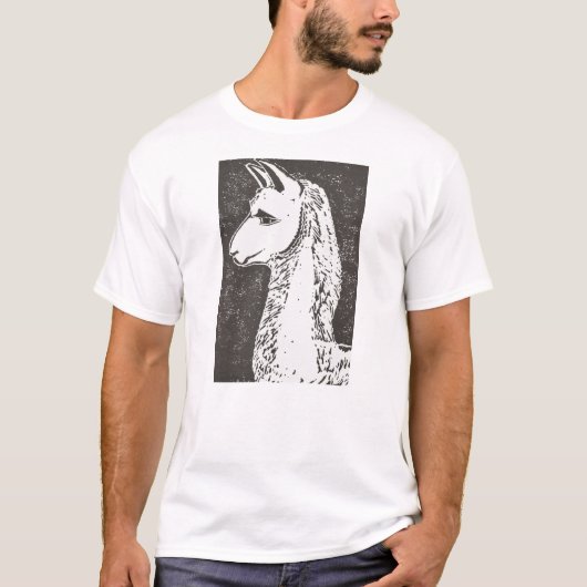 ラマの人のTシャツ Tシャツ (正面)