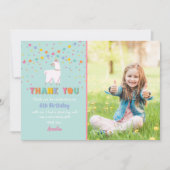 ラマの写真ありがとうカード 招待状 (正面)